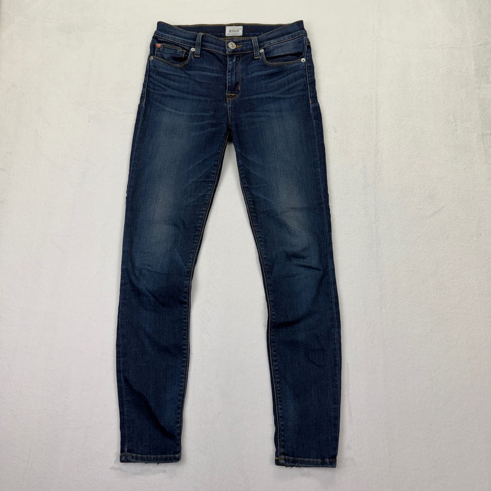 Hudson Nico Super Skinny Jeans Womens 26 Blue‎ Dark Wash Mid Rise Stretch Indie